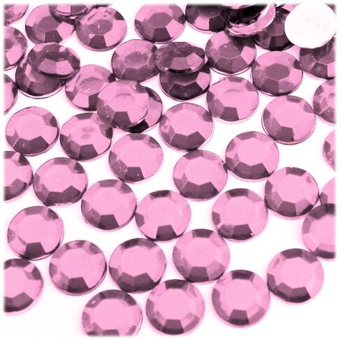 The Crafts Outlet 144pc Loose Flatback Acrylic Rhinestones Round 11mm - Flatback Crystal Clear in Saudi Arabia