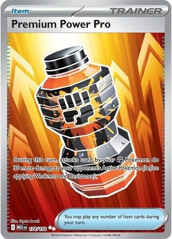 Pokemon - Premium Power Pro - Mega Evolutions - 174/132 - Full Art Rare Card in Saudi Arabia