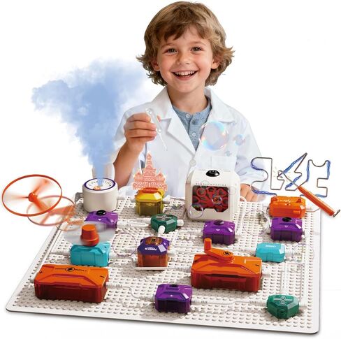 Gohero Circuits Science Kit，76 STEM Projects,Science Experiments for Kids with Fan, RGB Lights,Learning & Education toysKids Circuit Board for Kids(586 Projects+) in Saudi Arabia