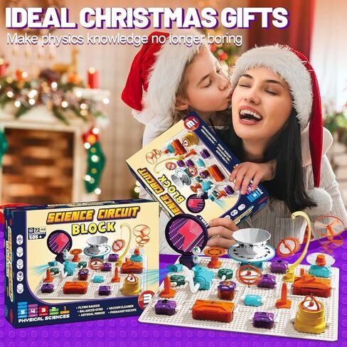 Gohero Circuits Science Kit，76 STEM Projects,Science Experiments for Kids with Fan, RGB Lights,Learning & Education toysKids Circuit Board for Kids(586 Projects+) in Saudi Arabia