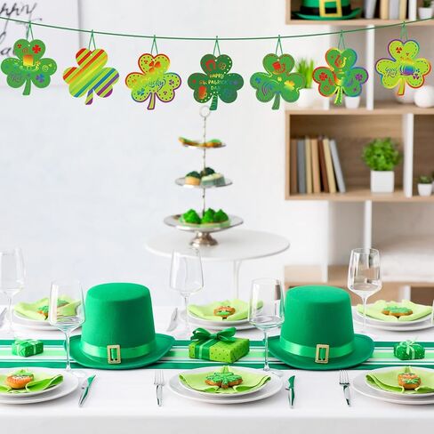 JarThenaAMCS 60Set St. Patrick's Day Shamrock Scratch Art Set Green Clover Scratch Paper with Ribbon Wooden Stylus Stick 3 Colors Scratch Off Paper for DIY Craft Classroom School Irish Party Supplies in Saudi Arabia