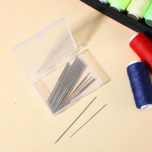 Molain 30 Pcs Snag Repair Tool, 2.36" x 0.03" & 2.99" x 0.047" Snag Nab It Tool Fabric Repair Snags Fixer Clothing Needle Tools with Case for Stitching Cloth Clothing in Saudi Arabia