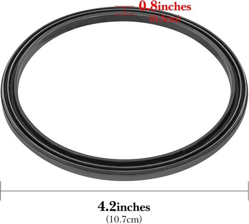 Linkidea 4 Pcs Blender Replacement Parts, Silicone Gasket Seal, Exact Fit Lid & Tool Kits, Compatible with Ninja NC299AMZ, NC301, NC300, Grey in Saudi Arabia