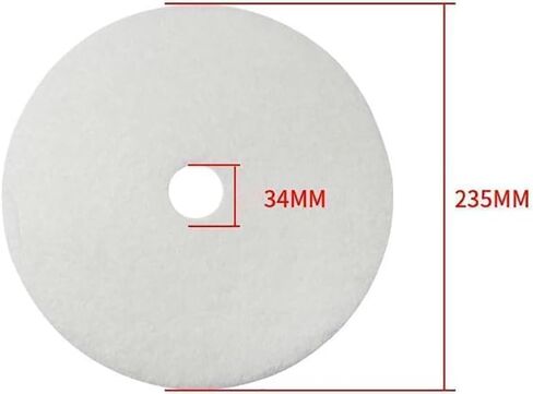 10 Pcs Universal Cloth Dryer Exhaust Filter Portable Replacement Lint Filter Air Intake Paper Filters for Chef Dryer, Dryer Replacement Parts Accessories (White,227 x 33 mm) in Saudi Arabia