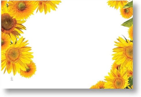 Burton&Burton Yellow Sunflower Enclosure Cards/Gift Tags - 3 1/2in. X 2 1/4in. (AC4969) (50) in Saudi Arabia