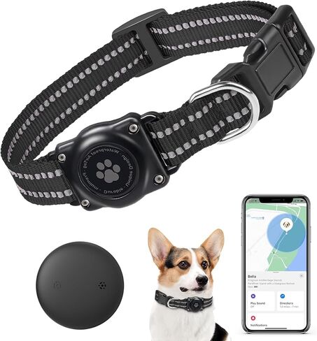GPS Tracker for Dogs, Mini GPS Cat Tracker, Smart Pet Activity Tracker (iOS Only), No Monthly Fee, Compatible with Apple Find My, Anti-Lost, Finder Tag for Vehicles/Pets/Kids/Items (1 Pack) in Saudi Arabia