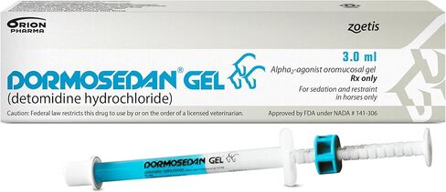 Dormosedan Gel (detomidine Hydrochloride) for Horses, 3 mL in Saudi Arabia