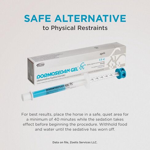Dormosedan Gel (detomidine Hydrochloride) for Horses, 3 mL in Saudi Arabia