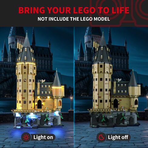 مجموعة الإضاءة Briksmax 2.0 لقلعة Hogwarts™: البرج الرئيسي #76454 in Saudi Arabia