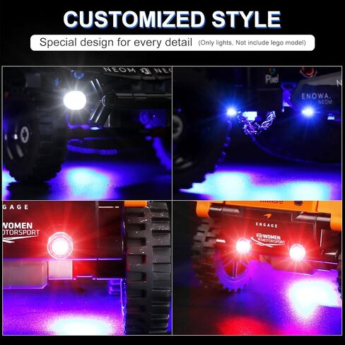 LED Lighting Kit for Lego Technic NEOM McLaren Extreme E Race Car, LED Light Compatible with Lego 42166 Building Block Models (Not Include Lego Set) in Kuwait