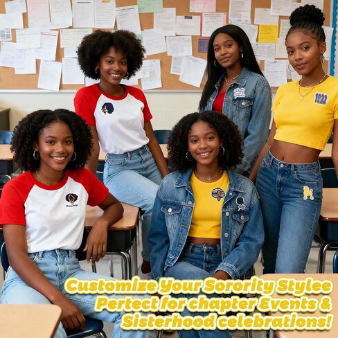 18 Pcs Sigma Gamma Rho Sorority Embroidered Patches ΣΓΡ Iron On Patches Sigma Rho Gamma Paraphern Sew on Patches for Clothes Jackets Jeans Backpacks Hats DIY Patches in Kuwait