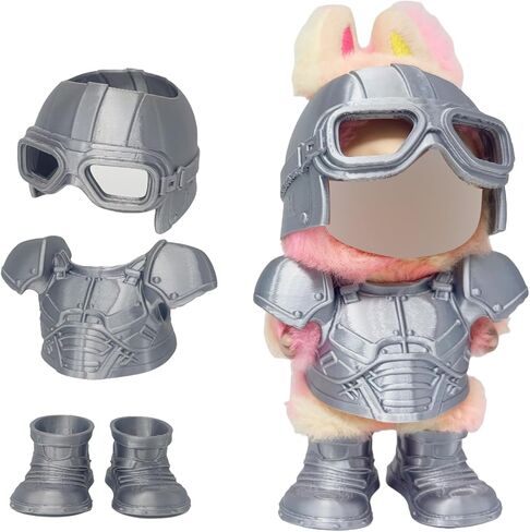 HAUTICO Motor Rider Knight Armor Costume for 6.7-inch (17cm) Monster Figures, Knight Outfit for Collectible Figures in Kuwait