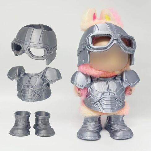 HAUTICO Motor Rider Knight Armor Costume for 6.7-inch (17cm) Monster Figures, Knight Outfit for Collectible Figures in Kuwait
