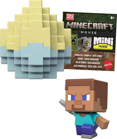 Mattel Minecraft Mini Mode Spawn Egg with Surprise Mini Figure Inspired A Minecraft Movie for Kids, Collectors & Fans (Characters May Vary) in Saudi Arabia