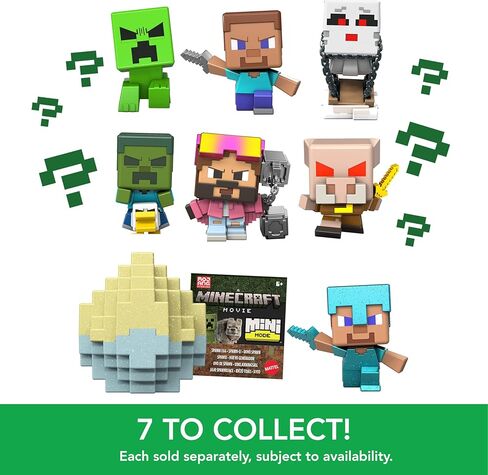 Mattel Minecraft Mini Mode Spawn Egg with Surprise Mini Figure Inspired A Minecraft Movie for Kids, Collectors & Fans (Characters May Vary) in Saudi Arabia