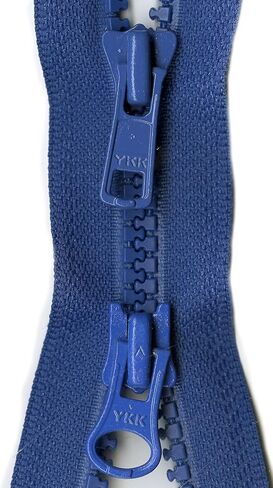YKK Vislon 2-Way Separating Zipper, 28", Rocket Blue in Saudi Arabia