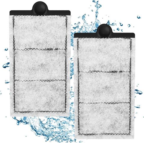 Carbon Cartridge Replacement for Aquatop Pisces Filter Aquariums, Fits All Pisces Models Filter Fish Tank, Premium Activated Carbon – PCS-RCI – 2 Pcs in Saudi Arabia