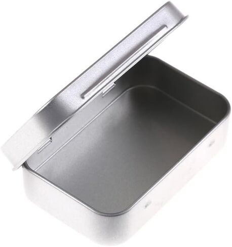 95 * 60 * 20mm Metal Flip-Top Storage Box, Mini Portable Storage Box with Lid, Suitable for Coins Candy Keys, Home Organization in Saudi Arabia