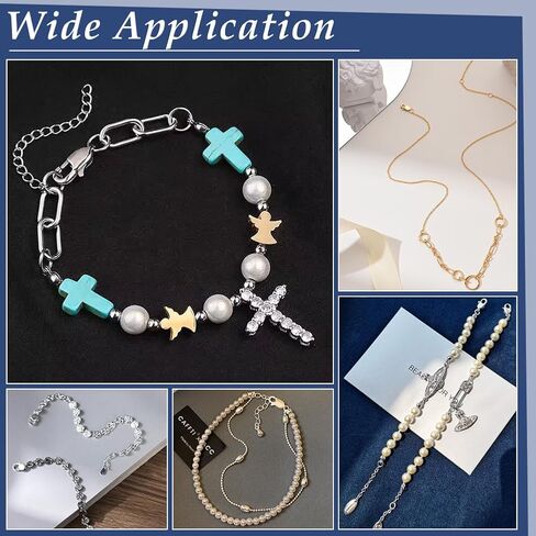 UNICRAFTALE حوالي 8 قطع 925 الفضة الاسترليني الإيطالية مستطيل جراد البحر مخلب المشبك الشظية مع حلقات القفز مغلقة 14 مم موصلات معدنية طويلة المشبك لقلائد DIY سوار صنع المجوهرات in Kuwait