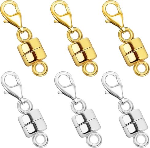 Necklace Clasp with Lobster Clasp 18K Gold and Silver Jewelry Clasps for Necklaces Extender Bracelet Clasps and Closures in Saudi Arabia
