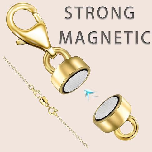 Necklace Clasp with Lobster Clasp 18K Gold and Silver Jewelry Clasps for Necklaces Extender Bracelet Clasps and Closures in Saudi Arabia