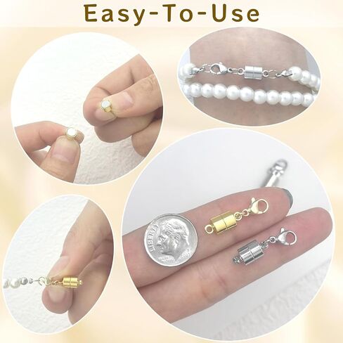 Necklace Clasp with Lobster Clasp 18K Gold and Silver Jewelry Clasps for Necklaces Extender Bracelet Clasps and Closures in Saudi Arabia