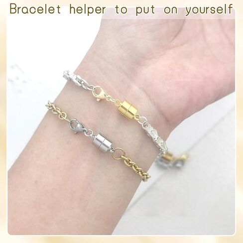 Necklace Clasp with Lobster Clasp 18K Gold and Silver Jewelry Clasps for Necklaces Extender Bracelet Clasps and Closures in Saudi Arabia