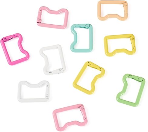 سبائك الربيع بوابة خواتم زهرة المفاتيح حلقة تسلق كليب المفاجئة السنانير تقسيم Keyrings مشبك لحقيبة محفظة حقيبة يد حزام معلق الحبل الحرف اليدوية in Saudi Arabia