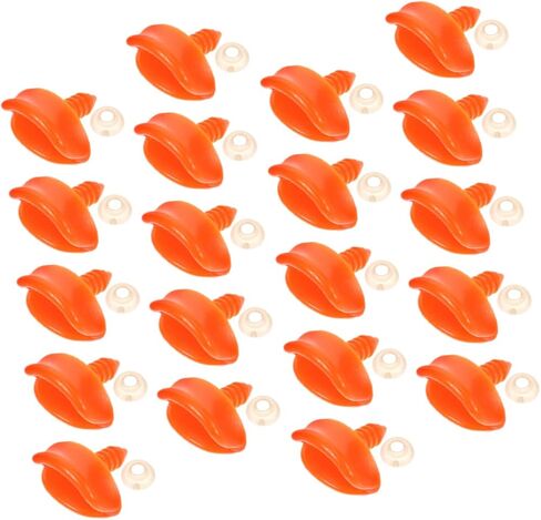DOITOOL Duck Mouth with Gasket for DIY Stuffed Animal Accessories 20Pcs Little Yellow Duck Beak for Doll Making Puppet Crafting Replacement Parts in Saudi Arabia