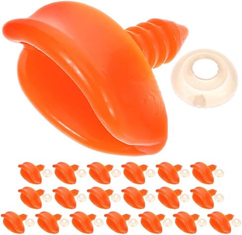 DOITOOL Duck Mouth with Gasket for DIY Stuffed Animal Accessories 20Pcs Little Yellow Duck Beak for Doll Making Puppet Crafting Replacement Parts in Saudi Arabia