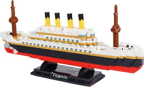 Building Blocks, Titanic Model Micro Building Blocks Set 1860 PCS Mini Building Blocks, Gifts for Adult in Kuwait