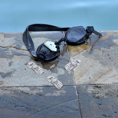 GANAZONO Swim Goggle Buckle Replacement Clips for Swimming Goggles Universal Fit Fasteners Secure Swim Goggle Connectors for Adjustable Strap in Saudi Arabia