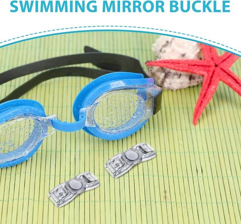 GANAZONO Swim Goggle Buckle Replacement Clips for Swimming Goggles Universal Fit Fasteners Secure Swim Goggle Connectors for Adjustable Strap in Saudi Arabia