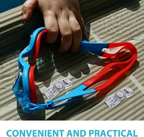 GANAZONO Swim Goggle Buckle Replacement Clips for Swimming Goggles Universal Fit Fasteners Secure Swim Goggle Connectors for Adjustable Strap in Saudi Arabia