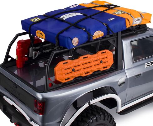 RC مقلد سقف الأمتعة خيمة الديكور ل 1/8 1/10 RC الزاحف TRX4 المدافع SCX10 90046 RC4WD D90 ترقية أجزاء (كاكي) in Saudi Arabia