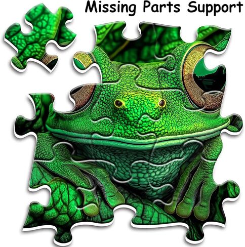 Frog Puzzles for Adults 1000 Pieces, Nature Wild Animal Jigsaw Puzzles, Challenging Forest Puzzle as Wall Decor in Saudi Arabia