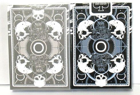 USPCC Lot 2 Anicca & Bicycle Anicca Metallic Blue Playing Cards in Saudi Arabia