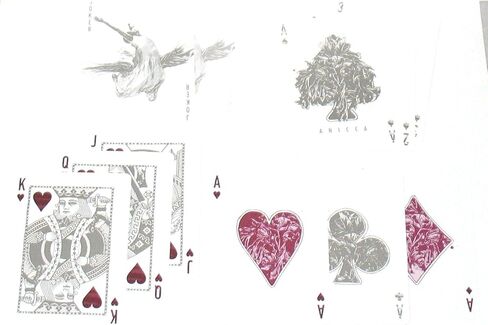 USPCC Lot 2 Anicca & Bicycle Anicca Metallic Blue Playing Cards in Saudi Arabia