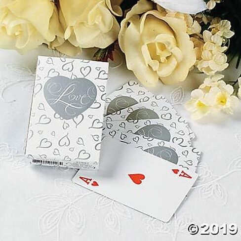 Fun Express - Love Playing Cards for Wedding - Toys - Games - Card Games - Wedding - 12 Decks in Saudi Arabia