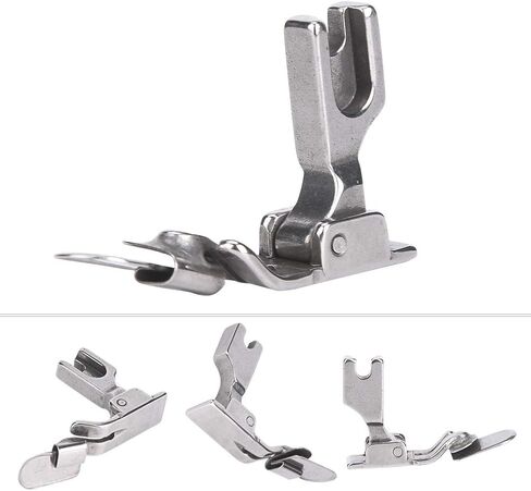 Steel Presser Foot, Industrial Foldable Sewing Machine Presser Foot with 6mm Edge Width for Computer Flat Sewing Machine in Saudi Arabia