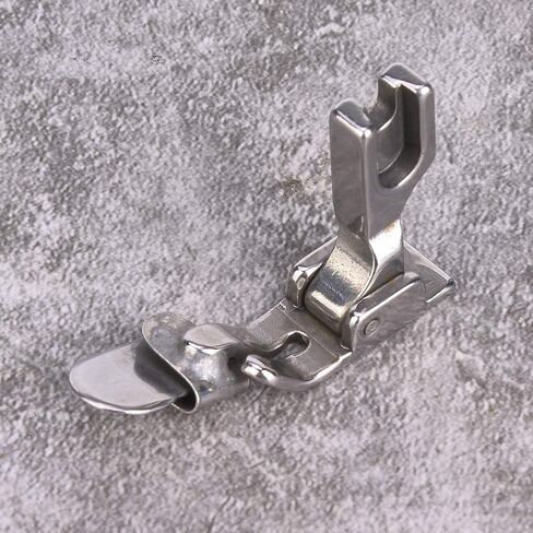 Steel Presser Foot, Industrial Foldable Sewing Machine Presser Foot with 6mm Edge Width for Computer Flat Sewing Machine in Saudi Arabia