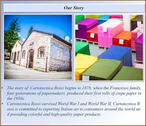 Cartotecnica Rossi 140 جم، عرض 10 بوصة، 8.2 قدم، لفافة ورق كريب إيطالي طويلة لحفلات الزفاف، تزيين المهرجانات الكبيرة المختلفة (كريم أبيض (903)) in Kuwait