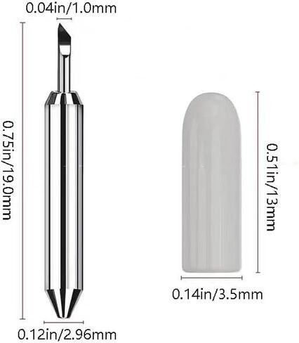 5PCS Replacement Cutting Blades, Cut Vinyl Fabric Carbide Standard Blade Compatible with Joy/Joy Xtra Machine in Saudi Arabia