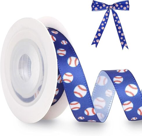 Basketball Ribbon 3 Yard 3/8 Inch Ribbon for Gift Wrapping Grosgrain Hair Decorative Gift Wreath Floral Ribbons for Crafts Flower Bouquet Sewing DIY Sports Themed Party Decorations Birthday Favor in Saudi Arabia