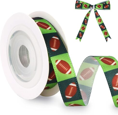 Basketball Ribbon 3 Yard 3/8 Inch Ribbon for Gift Wrapping Grosgrain Hair Decorative Gift Wreath Floral Ribbons for Crafts Flower Bouquet Sewing DIY Sports Themed Party Decorations Birthday Favor in Saudi Arabia