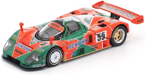 Diecast Collectibles Model Car Compatible with Pop Race 1:64 Mazda 787B 1991 Le Mans 24h Winner #55 Limited Edition PR640301 in Saudi Arabia