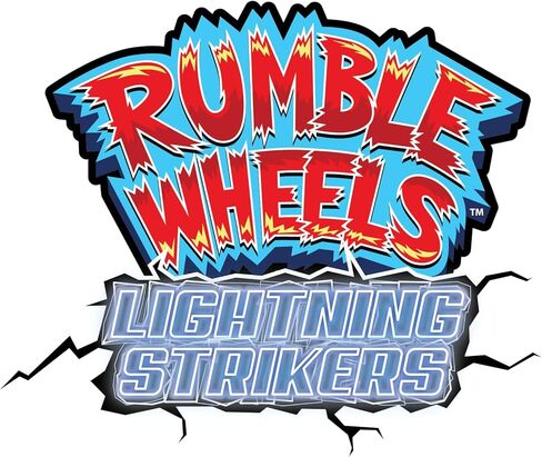 Rumble Wheels Lightning Strikers 2-Pack B: لعبة سباق ذات حبل ممزق عالية السرعة للأطفال مع حركة مضيئة لجميع التضاريس | مهاجمي البرق التنين الحريق والقط الناري in Saudi Arabia