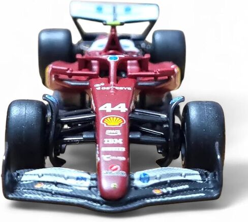 Bburago 1:64 Scale Race Formula Ferrari SF-25 (2025) Diecast Vehicle, Hamilton #44 in Saudi Arabia