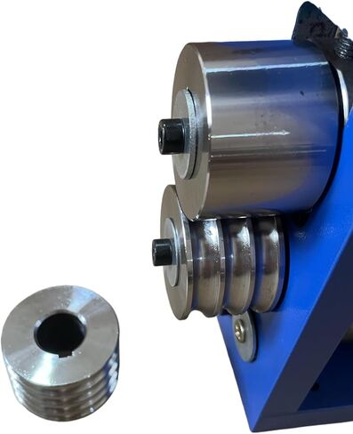 PTKTLAM 4-in-1 Jewelry Rolling Mill, Draw Round Square Flat Semicircle Wire, 1.6" 42mm Roller 1:5 Gear Ratio, Adjustable Thickness for Gold Silver Copper, DIY Jewelry Making Tool in Saudi Arabia