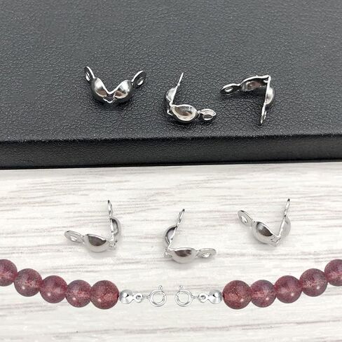 450 Jewelry Making Supplies for DIY Crafts, Bracelet Clasps & Jump Rings, Bead Caps for Handmade Jewelry in Saudi Arabia